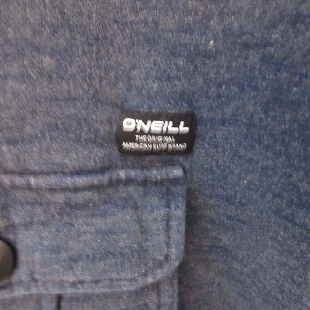 Vintage Oneill Hoodie Boys Medium Blue Sherpa Lined Skate Surf Y2K 90s Grunge - Picture 4 of 15